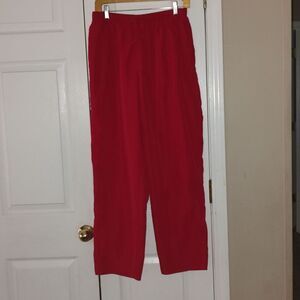 Napa Valley Sport Red track jogger pants  Sz M